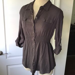 Stylish button down top